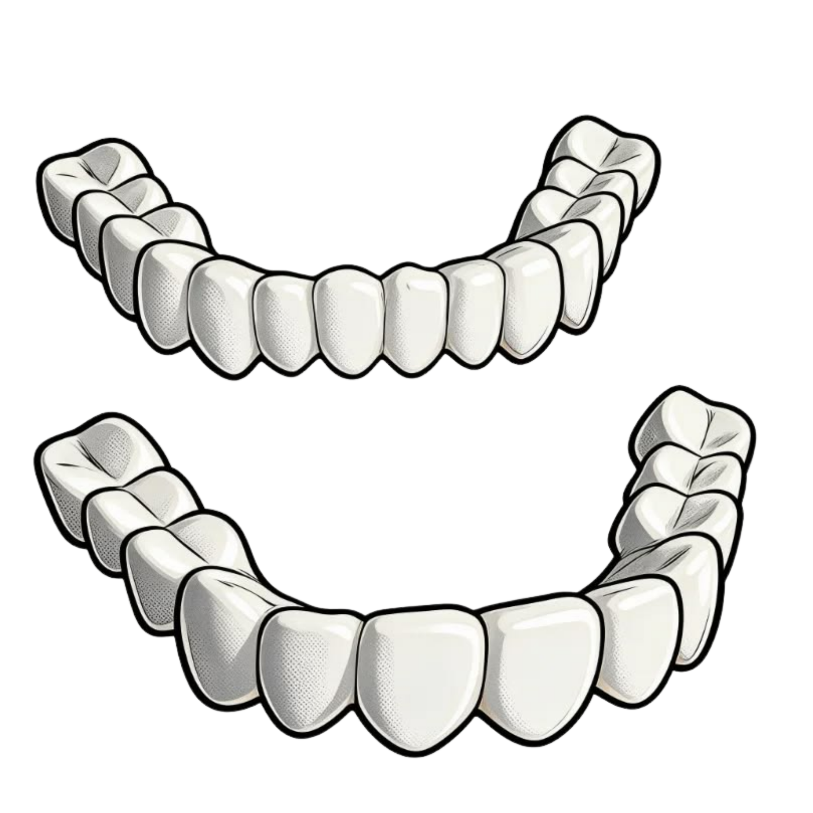 Odontogramme complet pour adultes et enfants